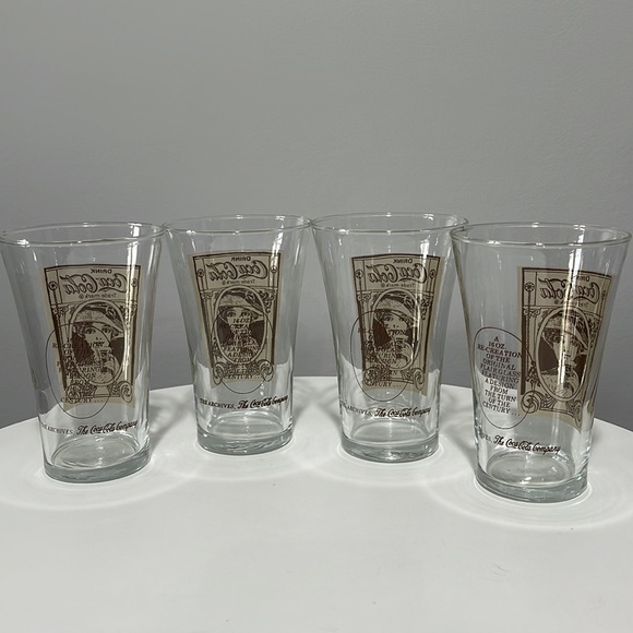 Coca Cola Glasses 16oz Victorian Lady Archives Coca Cola Company advertising - Picture 5 of 14